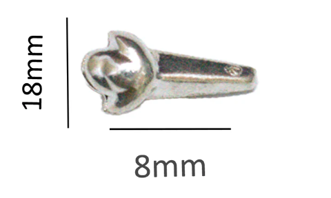 Silver (98% purity) Holy and sacred clove 11 Quantity for Pooja and Gift, Pure Silver Long for temple and worship