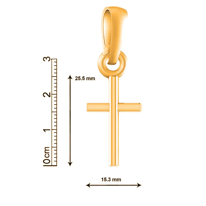 22 CT Gold Plated Silver (92.5% purity) God Jesus Christ Pendant for Men and Women