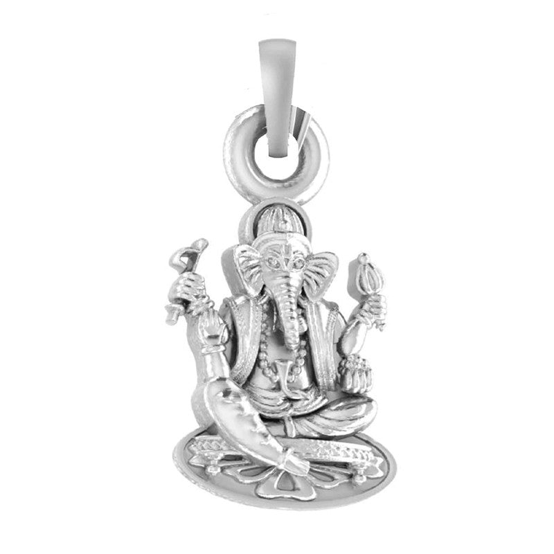 Pure 92.5% Silver Vishnu Pendant for Men & Women - Divine Grace - Handmade in India - God Balaji Pendant Tirupati Devotional Charm - for Good Health & Wealth