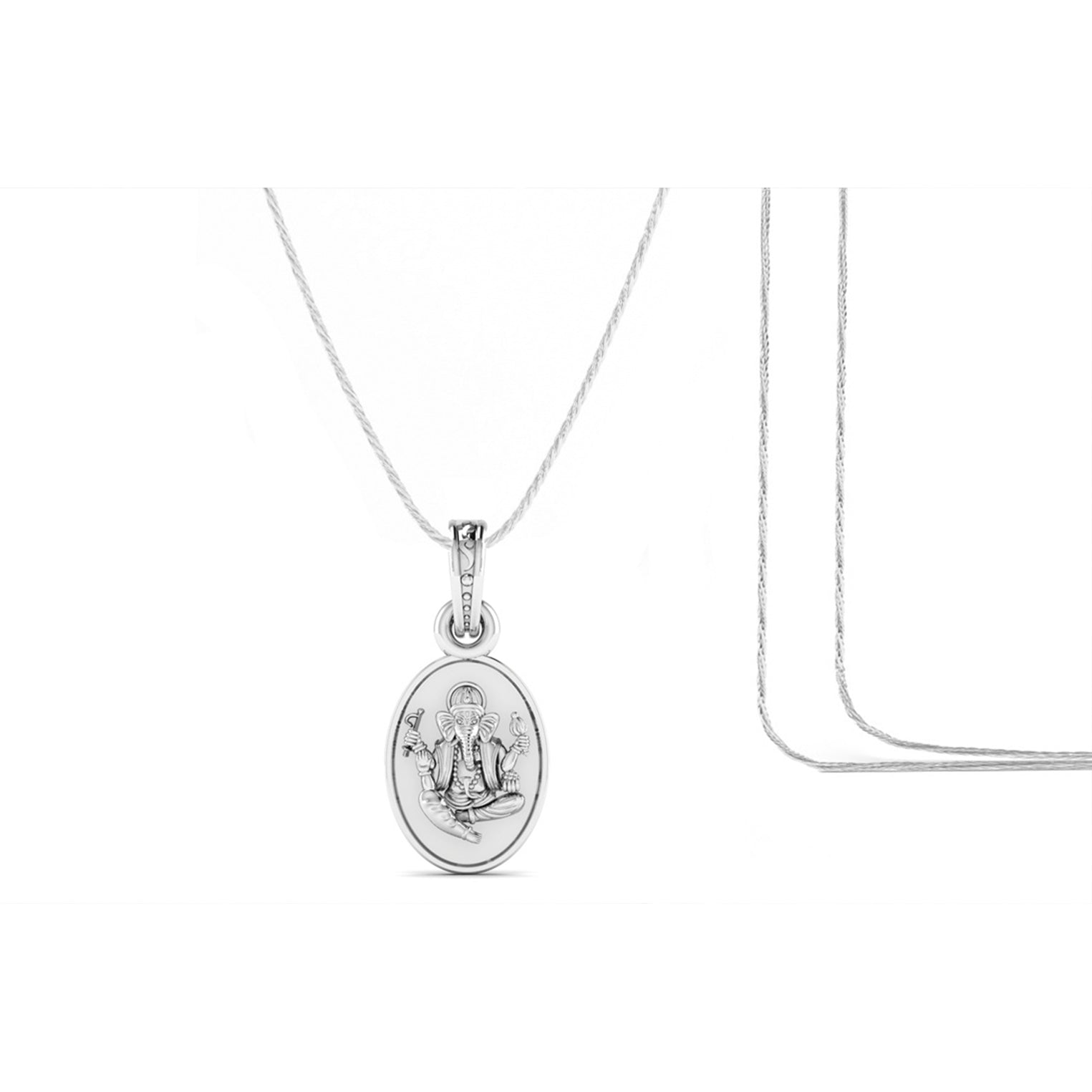 Sacred Symbol of Strength: Hanuman Gada Pendant - 92.5% Pure God Hanuman Gada Pendant (Big size) - Symbol of Devotion: Hanuman's Sacred Gada