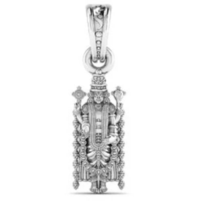 92.5% Pure Sterling Silver God Bala Ji (Big Size) Pendant for Men & Women