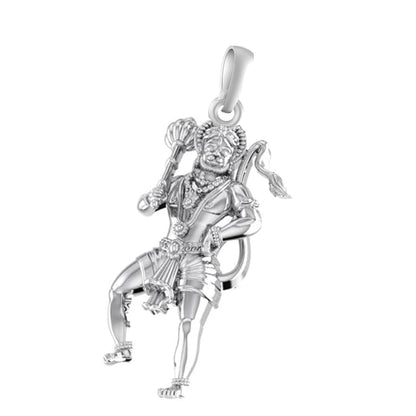 Hanuman in Grace Standing Pendant for Devotees92.5% Pure God Hanuman Bajrang Bali Pendant Locket for Kids