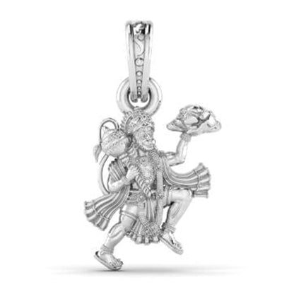 Sacred Hanuman: The Mountain-Bearing Pose Pendant92.5% Pure God Hanuman (Big Size) Pendant for Men and Boys