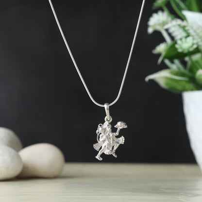 Sacred Hanuman: The Mountain-Bearing Pose Pendant92.5% Pure God Hanuman (Big Size) Pendant for Men and Boys