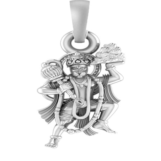 Hanuman Ji Carrying Mountain Devotional Locket for Protection92.5% Pure God Hanuman Bajrang Bali Pendant Locket for Kids