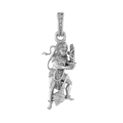 Hanuman in Graceful Posture Spiritual Locket Collection92.5% Pure God Hanuman (Big Size) Pendant for Men and Boys