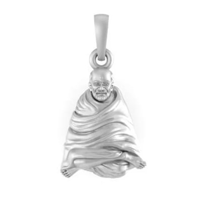 92.5% Pure Sterling Silver Neem Karoli Baba Pendant for Men & Women