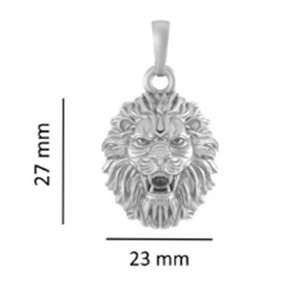 Narasimha Pendant: Wear the Strength of Vishnu's Avatar (92.5% purity) Lion Pendant for Men & Women Pure Silver Locket