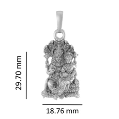 Sterling Silver (92.5% purity) Narsima Pendant for Men & Women Pure Silver Locket