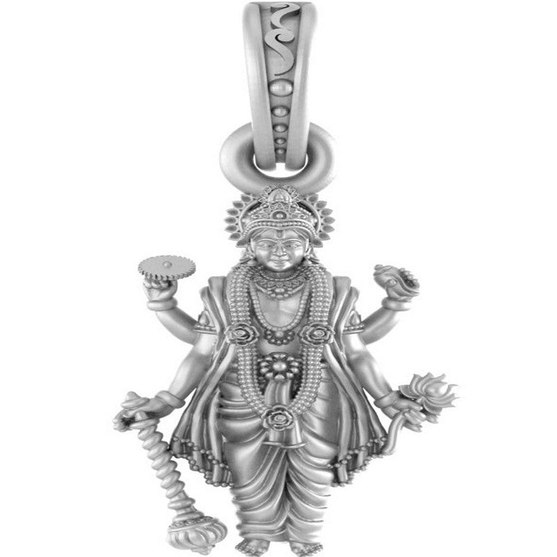 Sacred Symbol: Lord Vishnu Pendant92.5% Pure God Vishnu Pendant (Big Size) for Men & Women