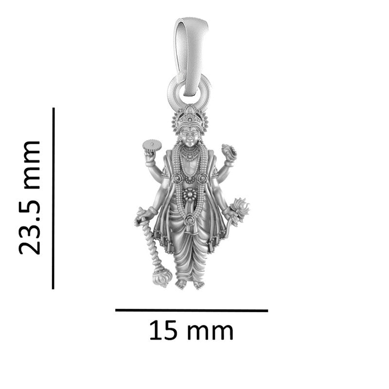 Sacred Symbol: Lord Vishnu Pendant92.5% Pure God Vishnu Pendant (Big Size) for Men & Women