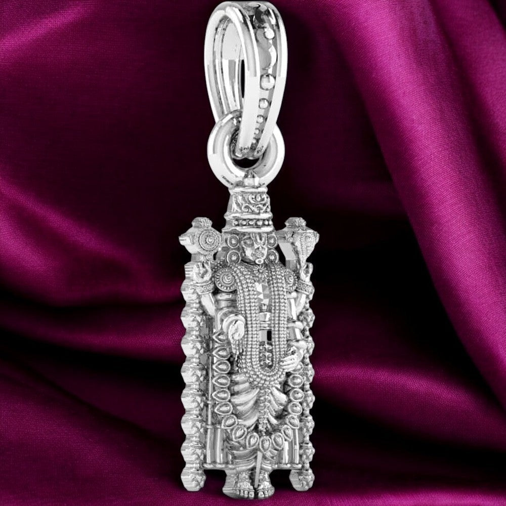 92.5% Pure Sterling Silver God Bala Ji (Big Size) Pendant for Men & Women