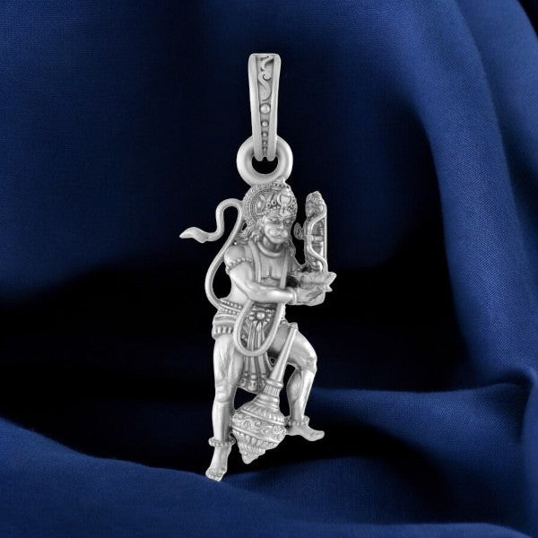 Hanuman in Graceful Posture Spiritual Locket Collection92.5% Pure God Hanuman (Big Size) Pendant for Men and Boys