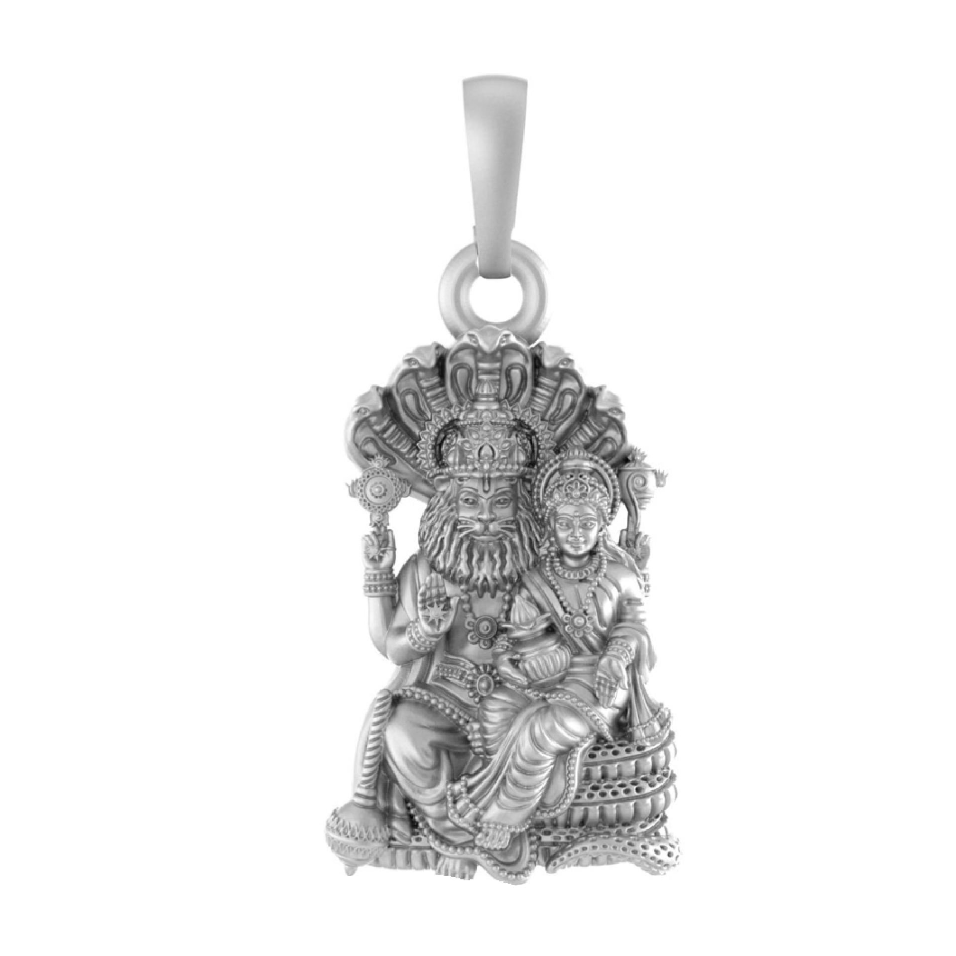 Sterling Silver (92.5% purity) Narsima Pendant for Men & Women Pure Silver Locket