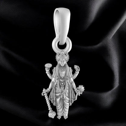 Sacred Symbol: Lord Vishnu Pendant92.5% Pure God Vishnu Pendant (Big Size) for Men & Women