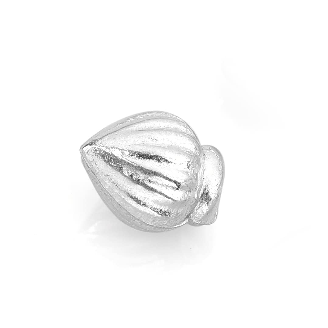 925 Pure Silver Laddoo/Modak Small Size for Home Decor, Pooja, Gift Purpose & Donation (Small Size, Combo of 5)