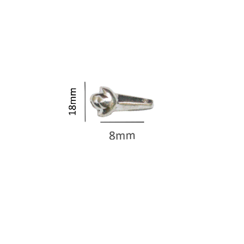 Silver (98% purity) Holy and sacred clove 5 Quantity for Pooja and Gift, Pure Silver Long for temple and worship