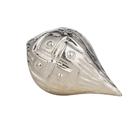 Silver (98% purity) Holy and sacred Coconut for Pooja and Gift, Pure Silver Nariyal for temple and worship