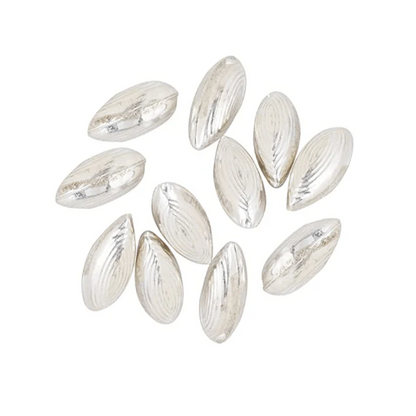 Silver (98% purity) Holy and sacred cardamom 11 Quantity for Pooja and Gift, Pure Silver Elaichi for temple and worship