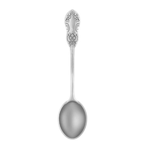 Sterling Silver (92.5% purity) Designer spoon, Pure Silver spoon for temple and worship