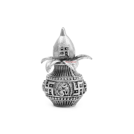 925 Oxidized Silver Kalash, Poojan Lota for Pooja, Temple, Home Decoration, Workplace and Gifting Purpose - 6 Grams