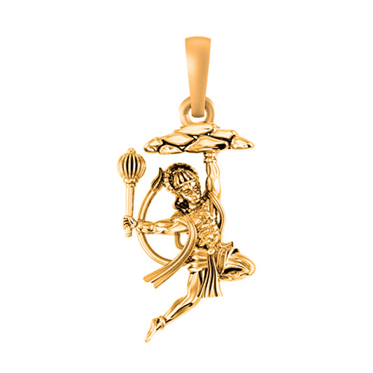 22 CT Gold Plated Silver (92.5% purity) God Hanuman (Big Size) Pendant for Men