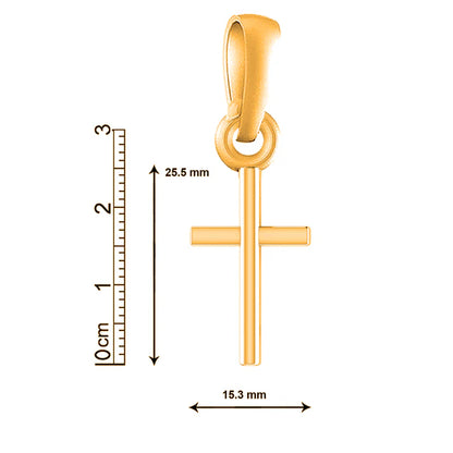 22 CT Gold Plated Silver (92.5% purity) God Jesus Christ Pendant for Men and Women