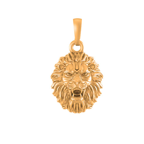22 CT Gold Plated Silver (92.5% purity) God Vishnu Narsimha Pendant for Men and Women