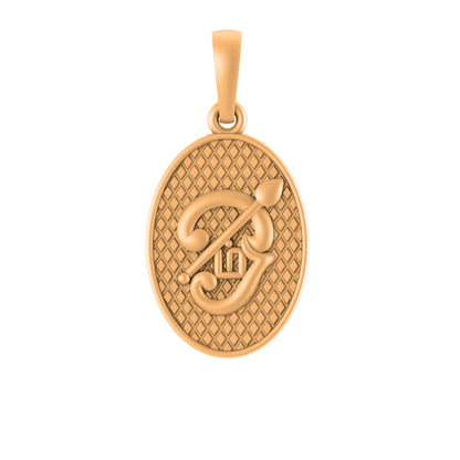 22 CT Gold Plated Silver (92.5% purity) Spiritual OM Pendant for Men and Women